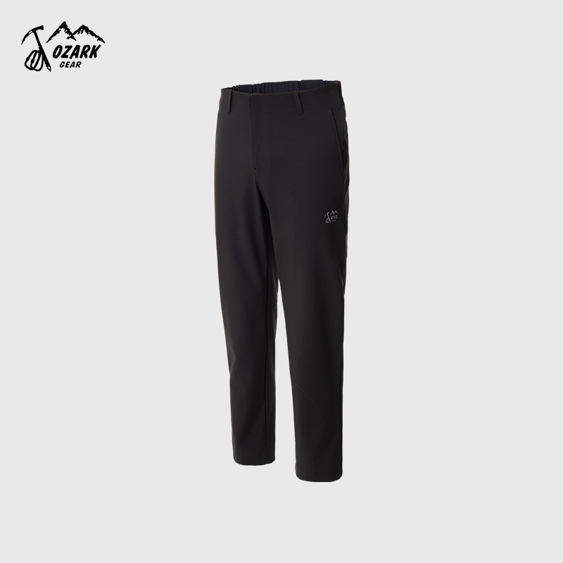 户外休闲徒步直筒拉绒复合长裤男款