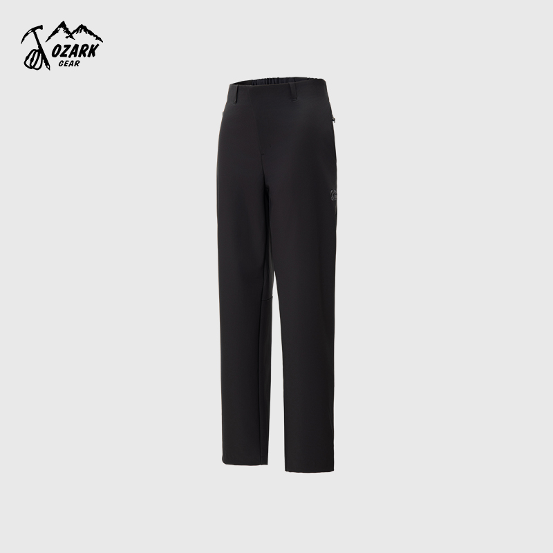 户外透气舒适休闲拉绒复合长裤女款