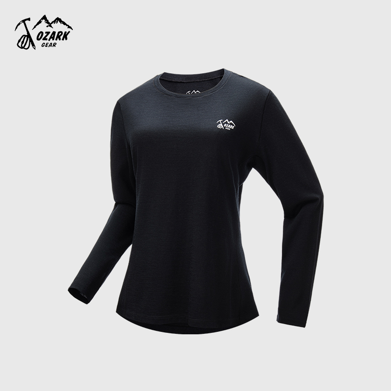 羊毛内衣吸湿透气徒步打底衫