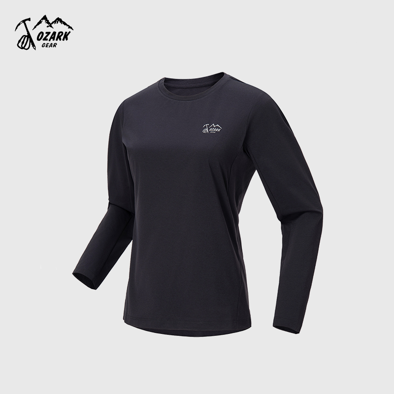 徒步防晒速干抗菌透气长袖T恤女款