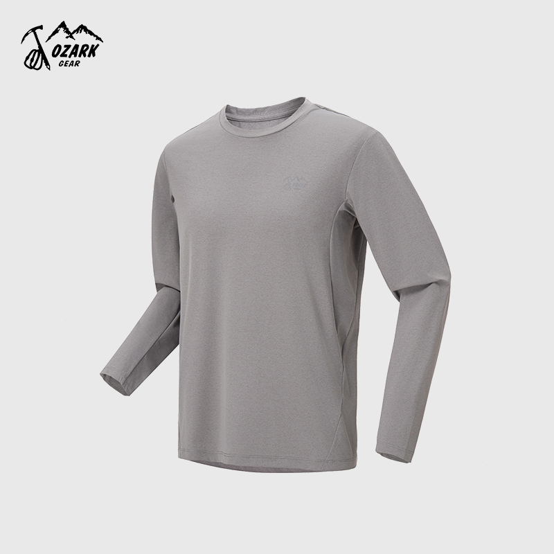 3A抗菌UPF50+吸湿速干功能长袖T恤男款