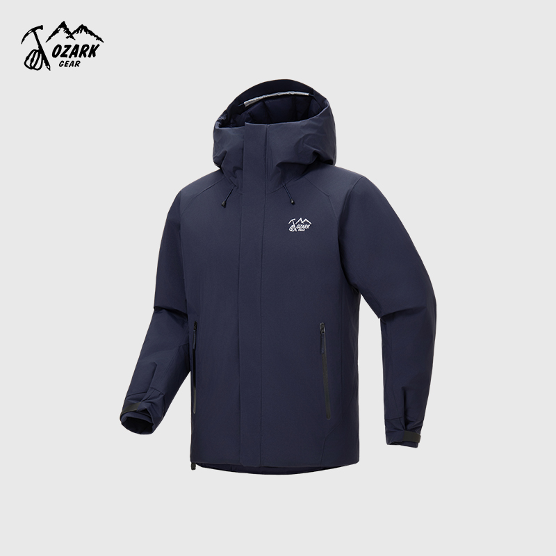 750蓬峰翼AR防风保暖2L鹅绒羽绒服男款