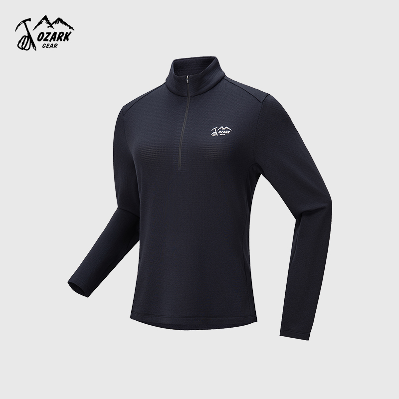 Polartec立领长袖T恤