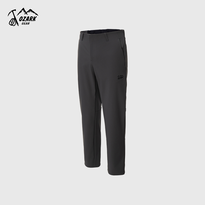 户外休闲徒步直筒拉绒复合长裤男款