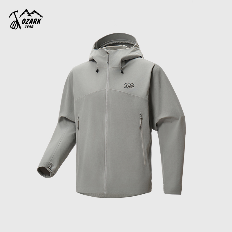 户外防风软壳夹克男款