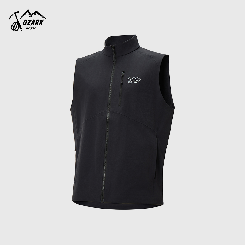 透气轻量软壳马甲男款